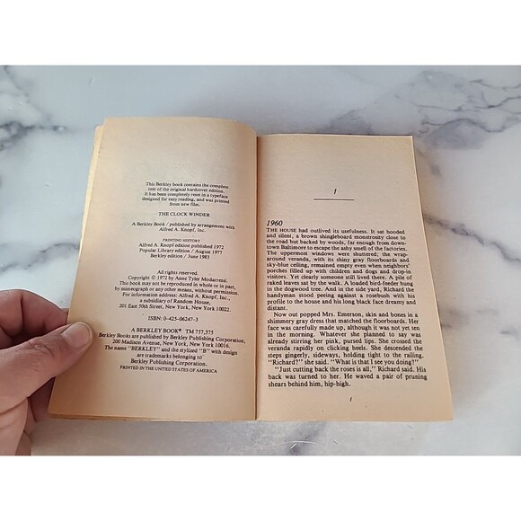 The Clock Winder By Anne Tyler Paperback - Picture 4 of 10